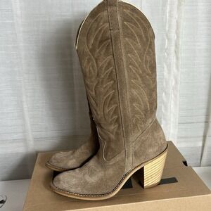 Vintage Dingo Western Cowboy Boots Womens Size 5.5 M Brown  GUC
